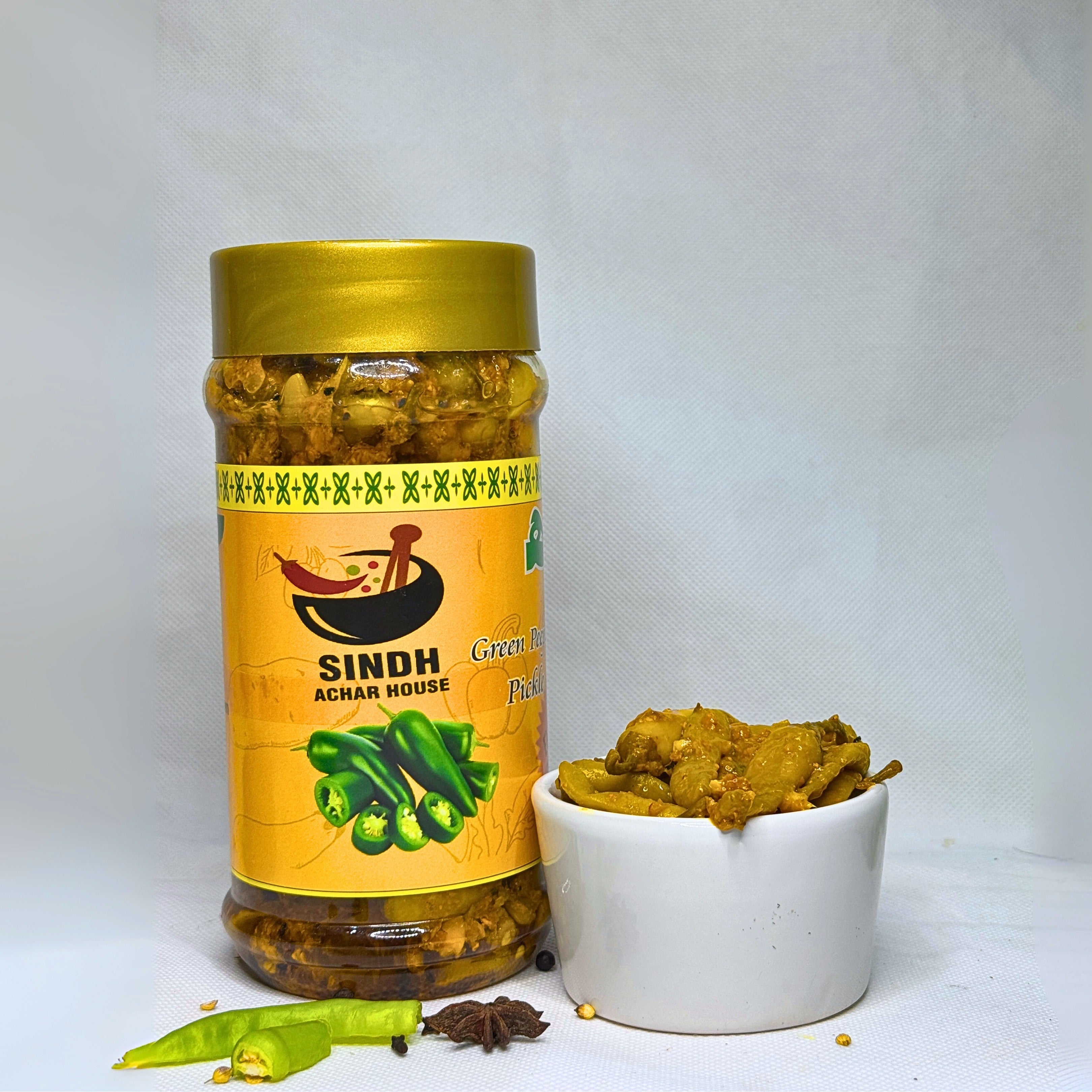 GREEN CHILLI PICKLE - ہری مرچ کا اچار