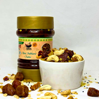 Plum with Dry Fruit Chutney